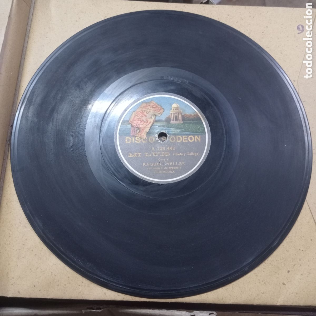 Discos de pizarra: DISCO PIZARRA ODEON - RAQUEL MELLER : MI LUIS / MIMOSA - Foto 2