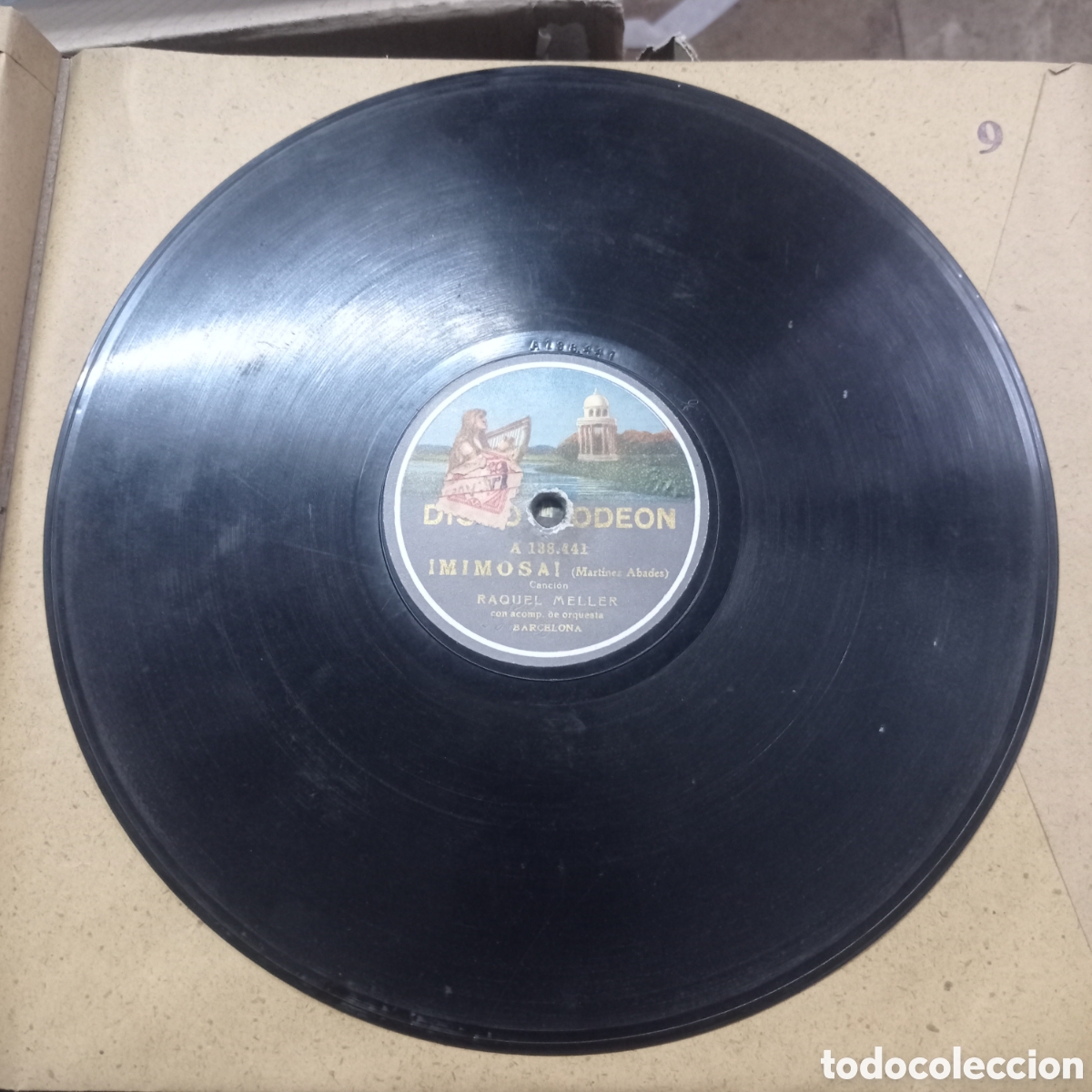 Discos de pizarra: DISCO PIZARRA ODEON - RAQUEL MELLER : MI LUIS / MIMOSA - Foto 4