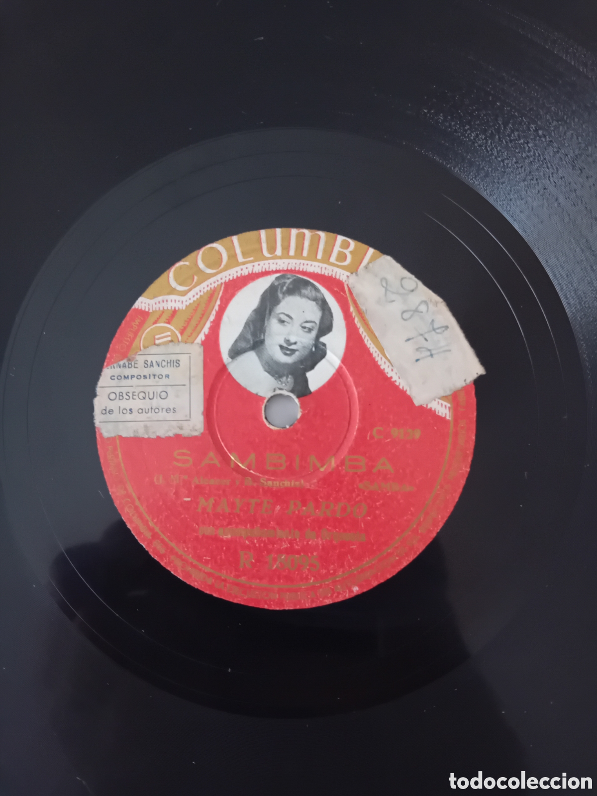 Discos de pizarra: ROSA MARIA. AMAR EN SILENCIO. MAYTE PARDO. SAMBIMBA - Foto 2