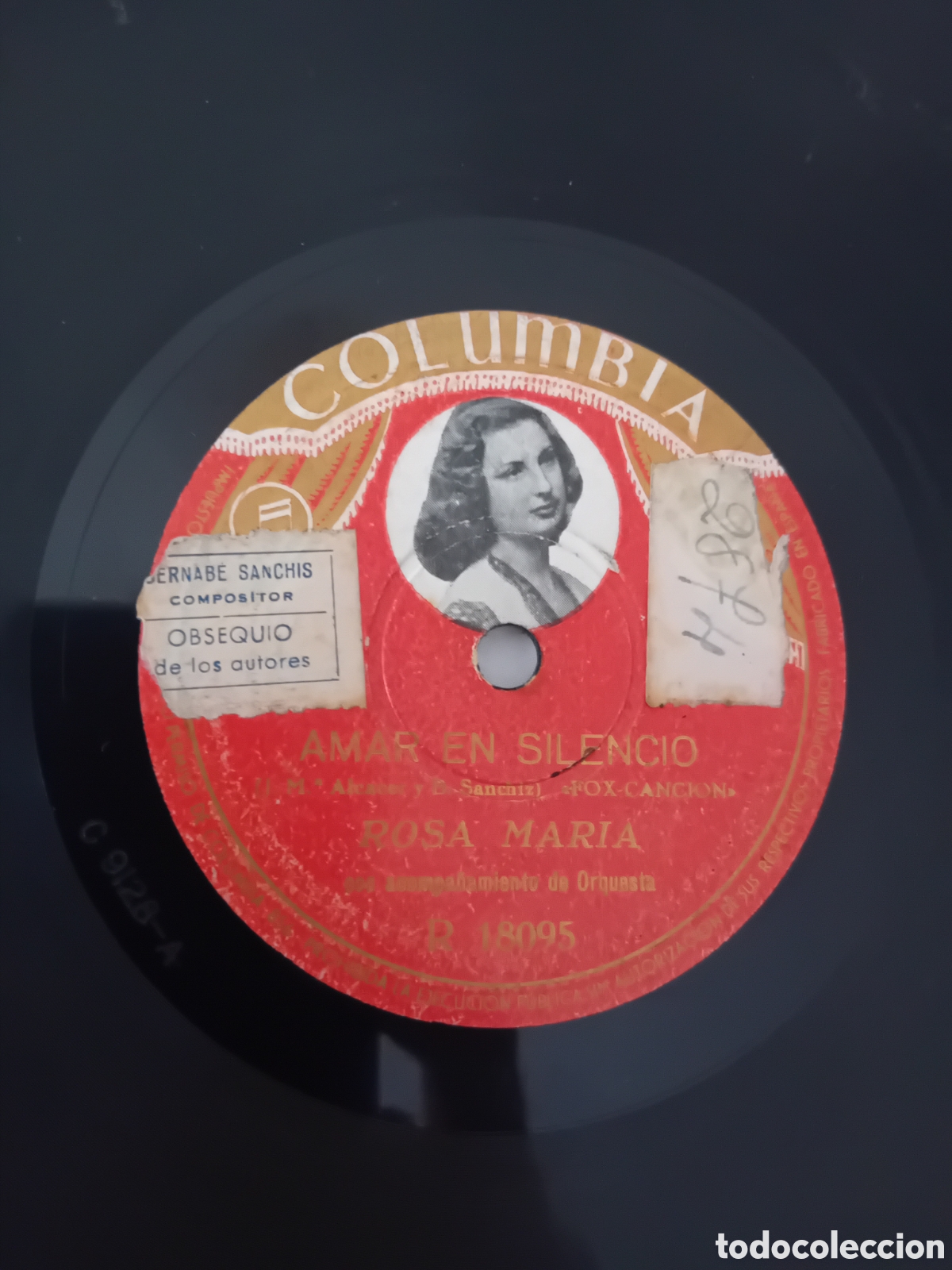 Discos de pizarra: ROSA MARIA. AMAR EN SILENCIO. MAYTE PARDO. SAMBIMBA - Foto 4