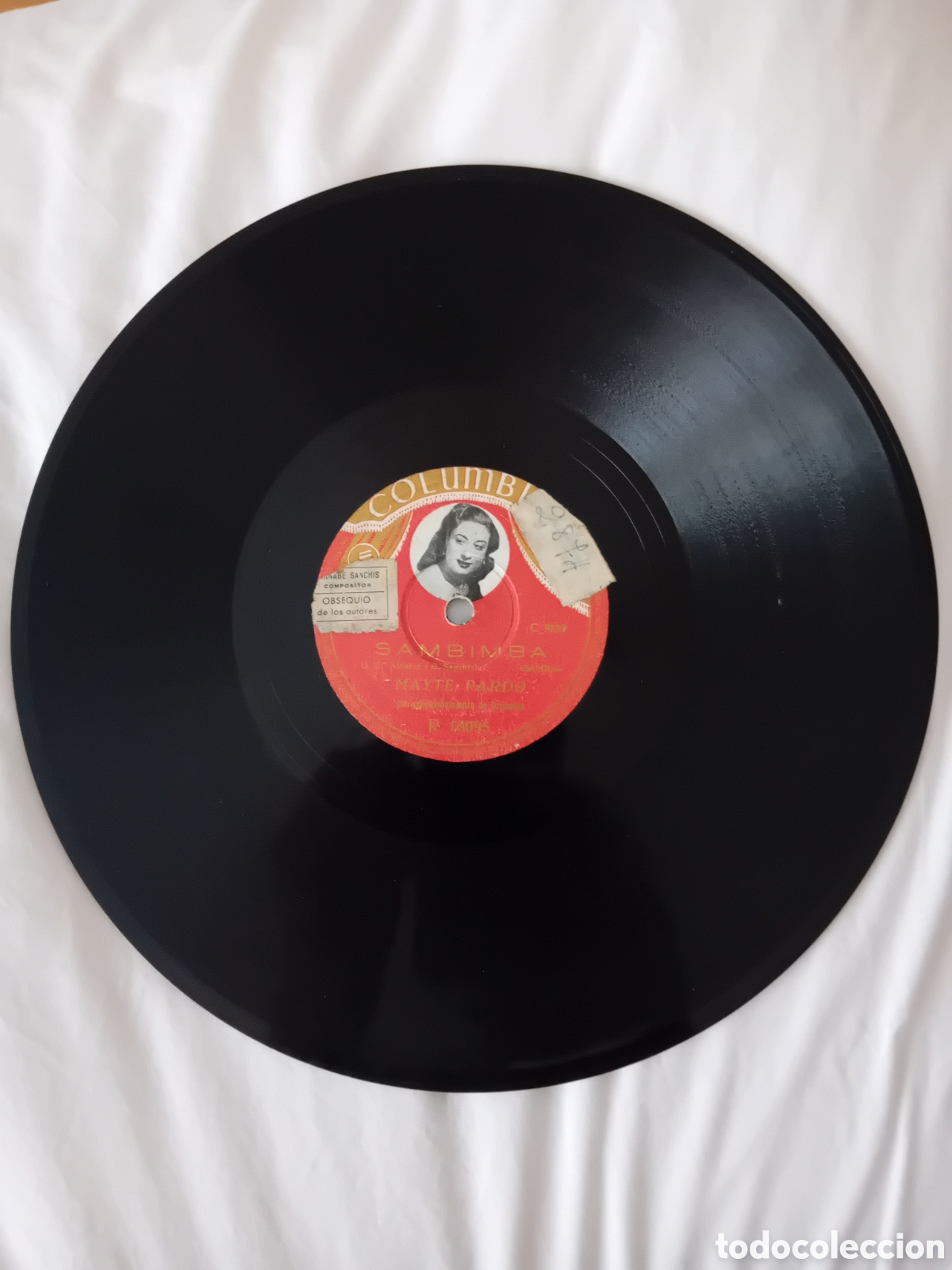 Discos de pizarra: ROSA MARIA. AMAR EN SILENCIO. MAYTE PARDO. SAMBIMBA - Foto 1