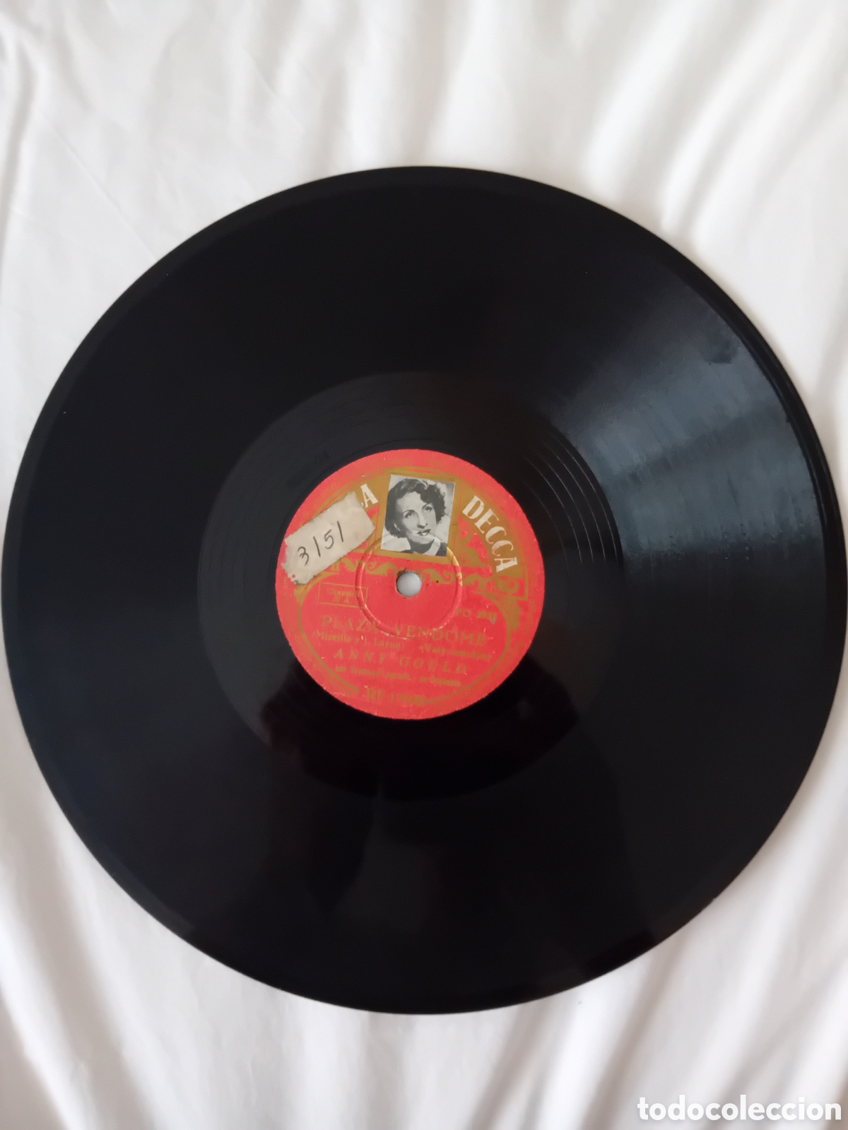 Discos de pizarra: ANNY GOULD. PLAZA VENDOME. DOMINO - Foto 1
