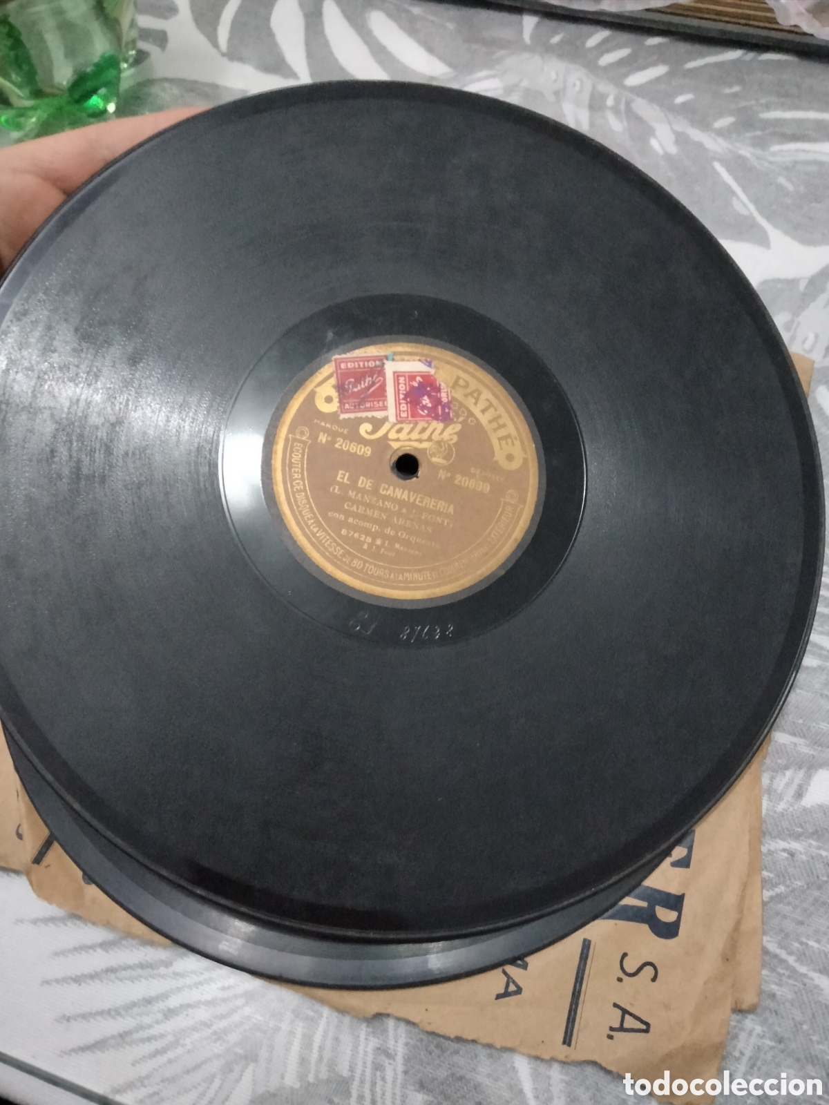 Discos de pizarra: Disco Pizarra Carmen Arenas - Foto 2