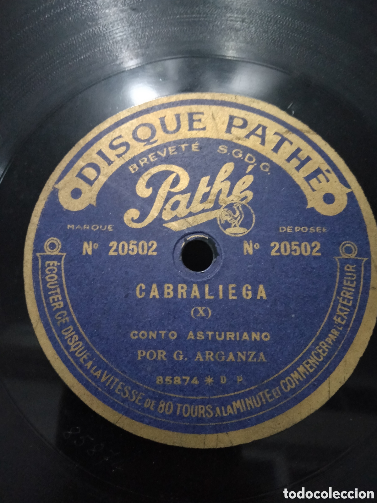 Discos de pizarra: Pizarra Canto Asturiano G. Arganza - Foto 1