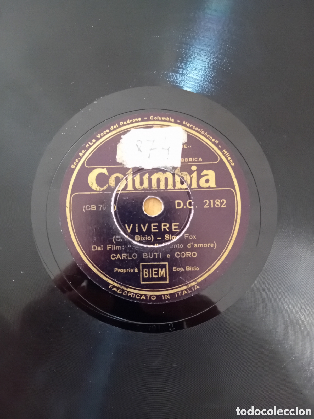 Discos de pizarra: CARLO BUTI. TORNA PICCINA. VIVIRE - Foto 2