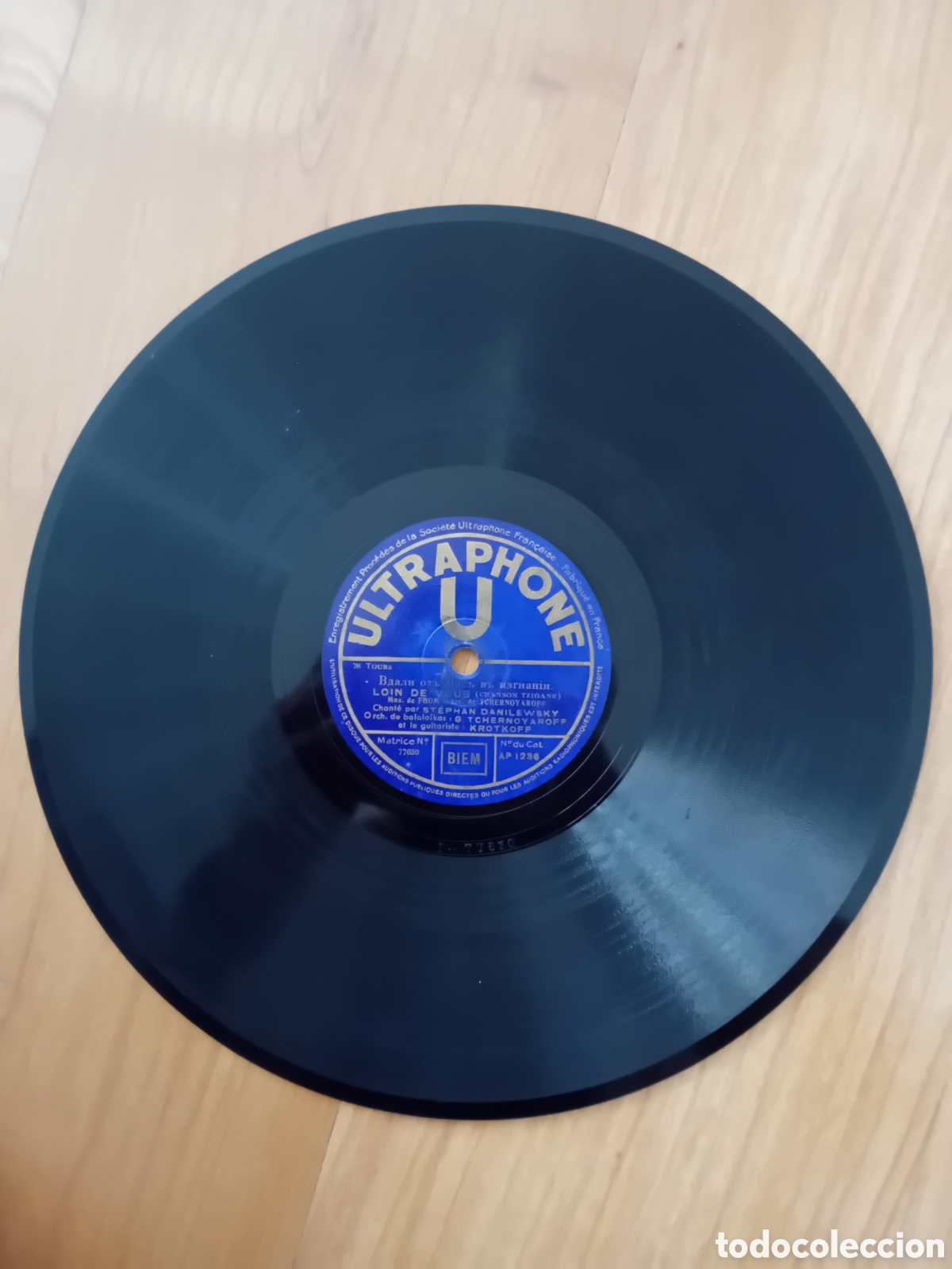 Discos de pizarra: STEPHAN DANILEWSKY. LOIN DE VOUS. CHANSON SIMPLE - Foto 3