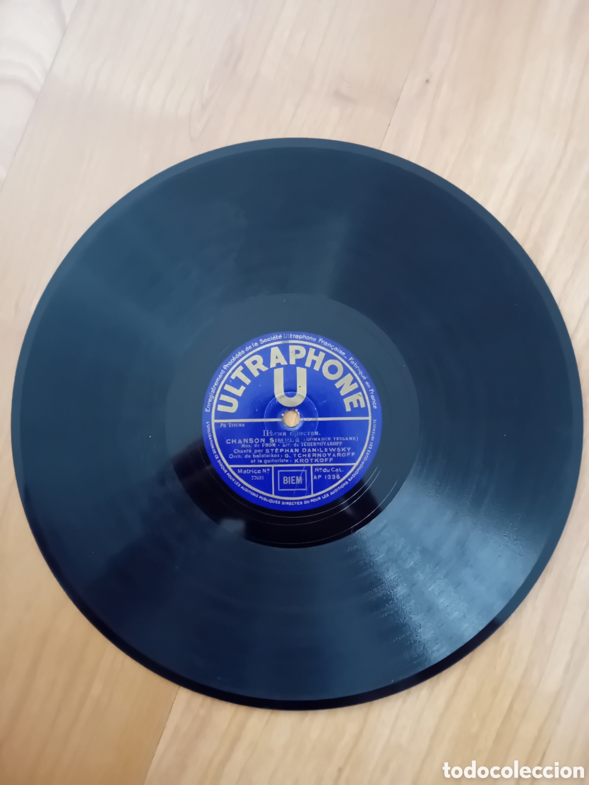Discos de pizarra: STEPHAN DANILEWSKY. LOIN DE VOUS. CHANSON SIMPLE - Foto 1