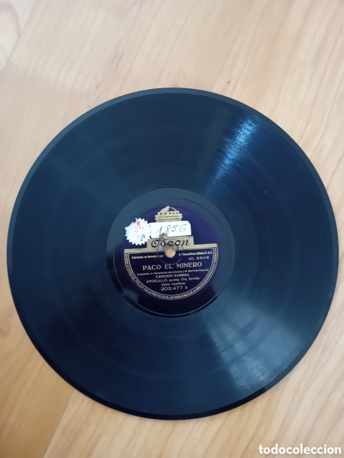 Discos de pizarra: ANGELILLO. PACO EL MINERO. MI JACA - Foto 4