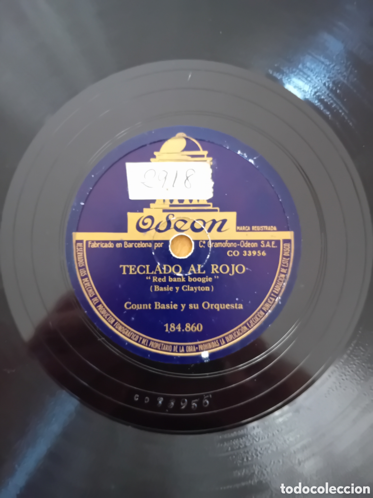 Discos de pizarra: COUNT BASIE. TAPS MILLER. TECLADO AL ROJO - Foto 2