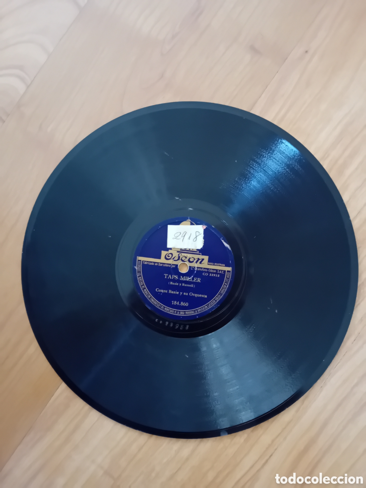 Discos de pizarra: COUNT BASIE. TAPS MILLER. TECLADO AL ROJO - Foto 3