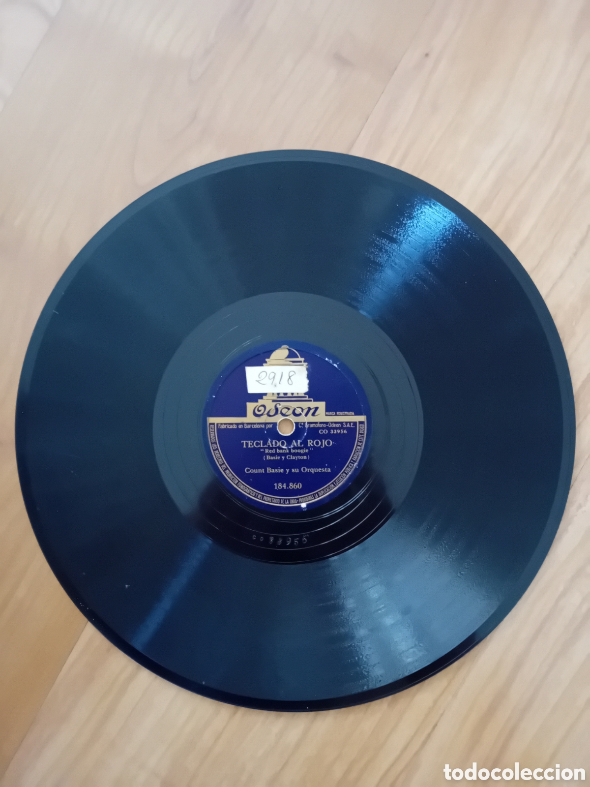 Discos de pizarra: COUNT BASIE. TAPS MILLER. TECLADO AL ROJO - Foto 1