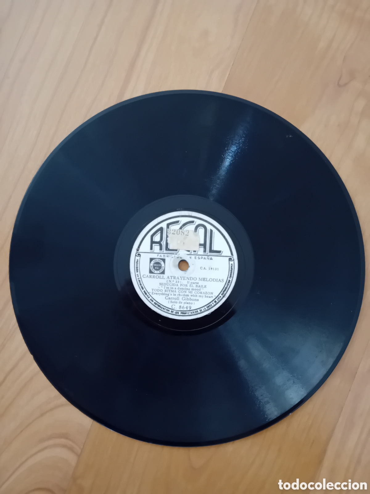 Discos de pizarra: CARROLL GIBBONS. CARROLL ATRAYENDO MELODIAS. - Foto 1