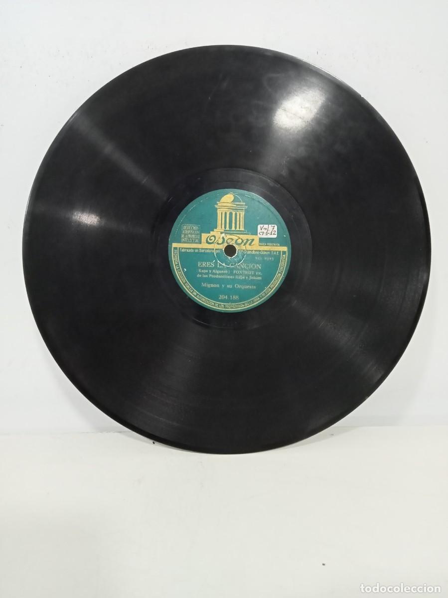 Discos de pizarra: MIGNON Y ORQUESTA - EL BUGUI DEL PINGUINO / ERES LA CANCI&Oacute;N - Foto 2