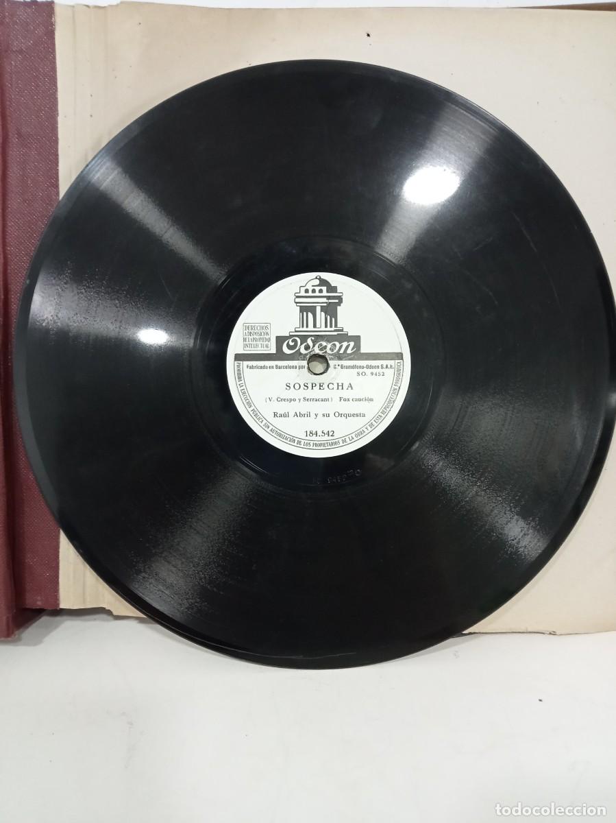 Discos de pizarra: ALBUM DE 13 DISCOS DE RAUL ABRIL - Foto 3