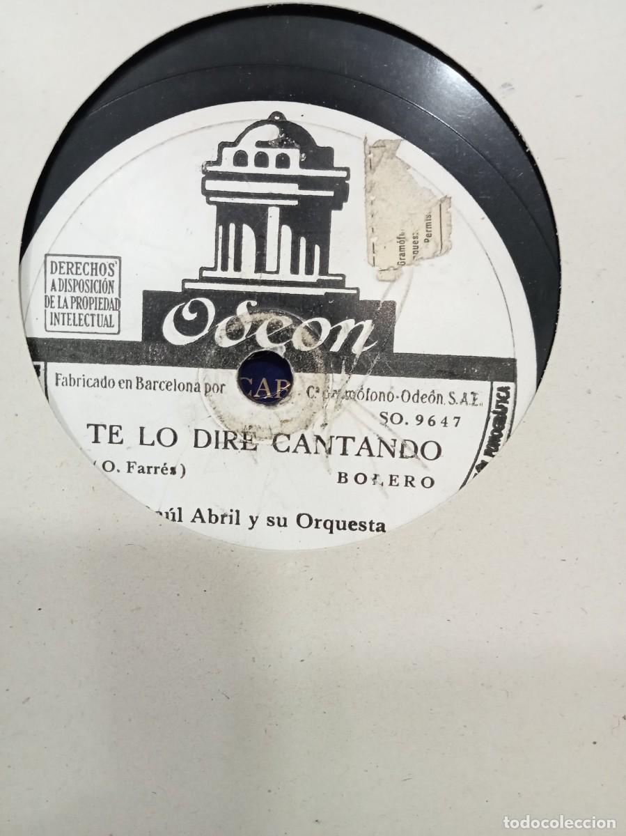 Discos de pizarra: ALBUM DE 13 DISCOS DE RAUL ABRIL - Foto 6