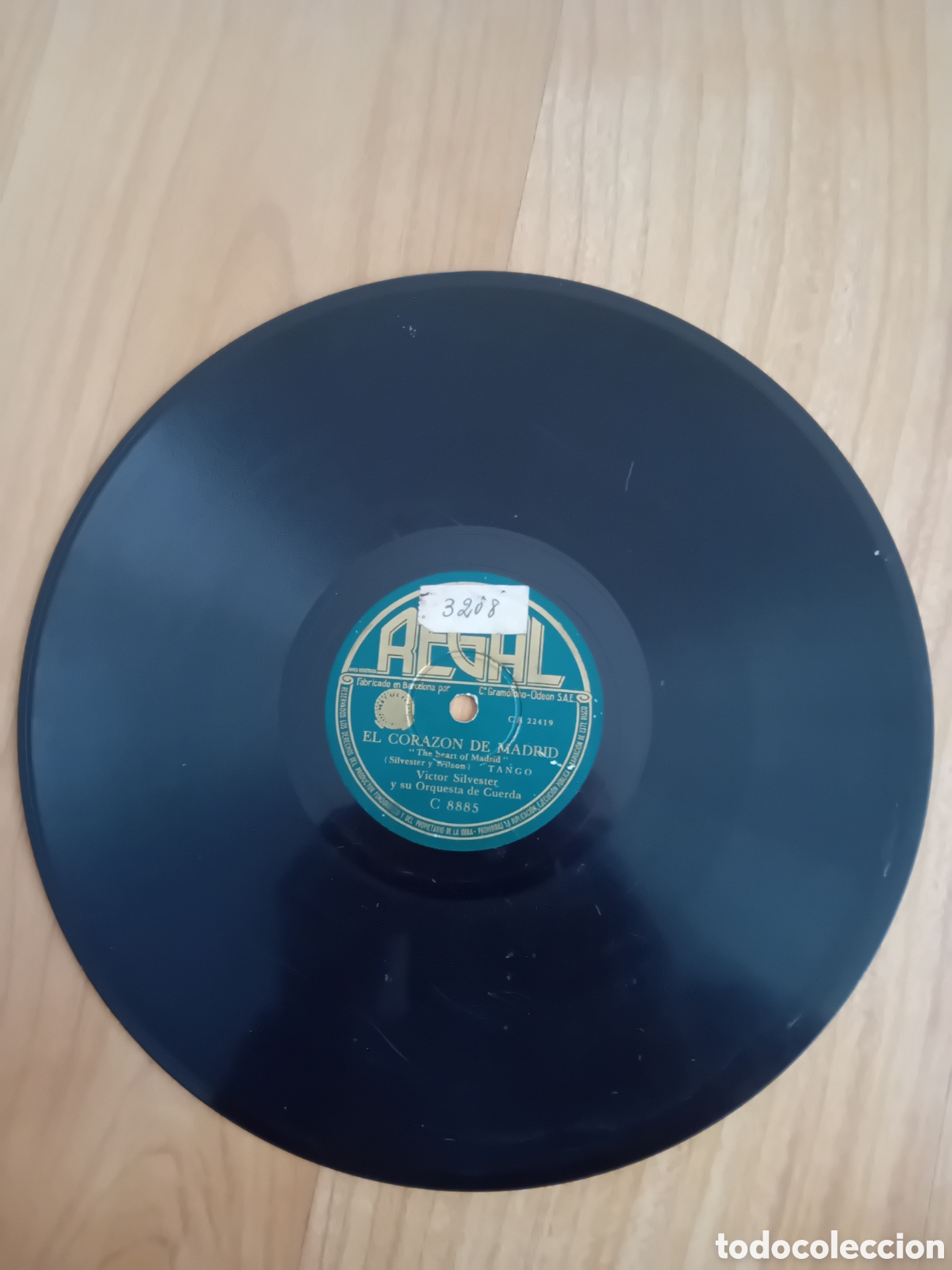 Discos de pizarra: VICTOR SILVESTER. EL CORAZON DE MADRID. TANGO DE LAS PAMPAS - Foto 3