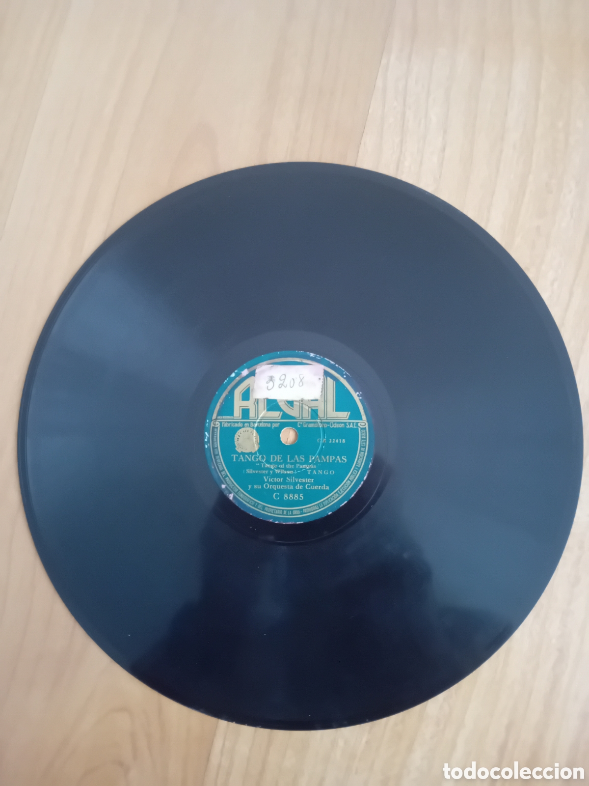 Discos de pizarra: VICTOR SILVESTER. EL CORAZON DE MADRID. TANGO DE LAS PAMPAS - Foto 1