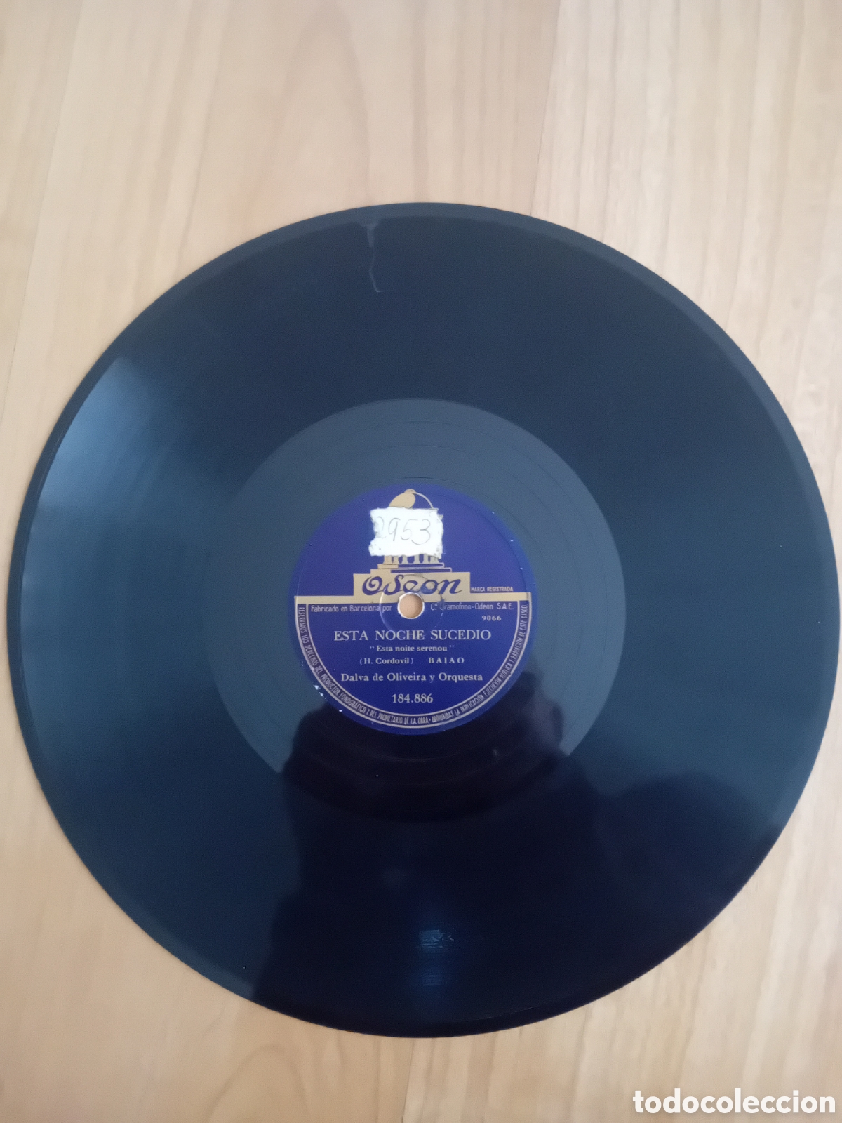 Discos de pizarra: DALVA DE OLIVEIRA. ESTA NOCHE SUCEDIO. PAYASO - Foto 3
