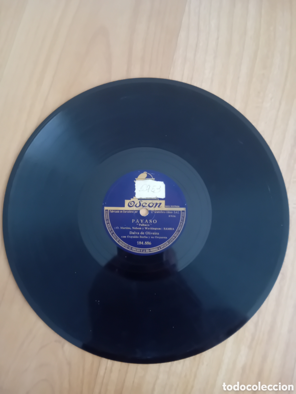 Discos de pizarra: DALVA DE OLIVEIRA. ESTA NOCHE SUCEDIO. PAYASO - Foto 1