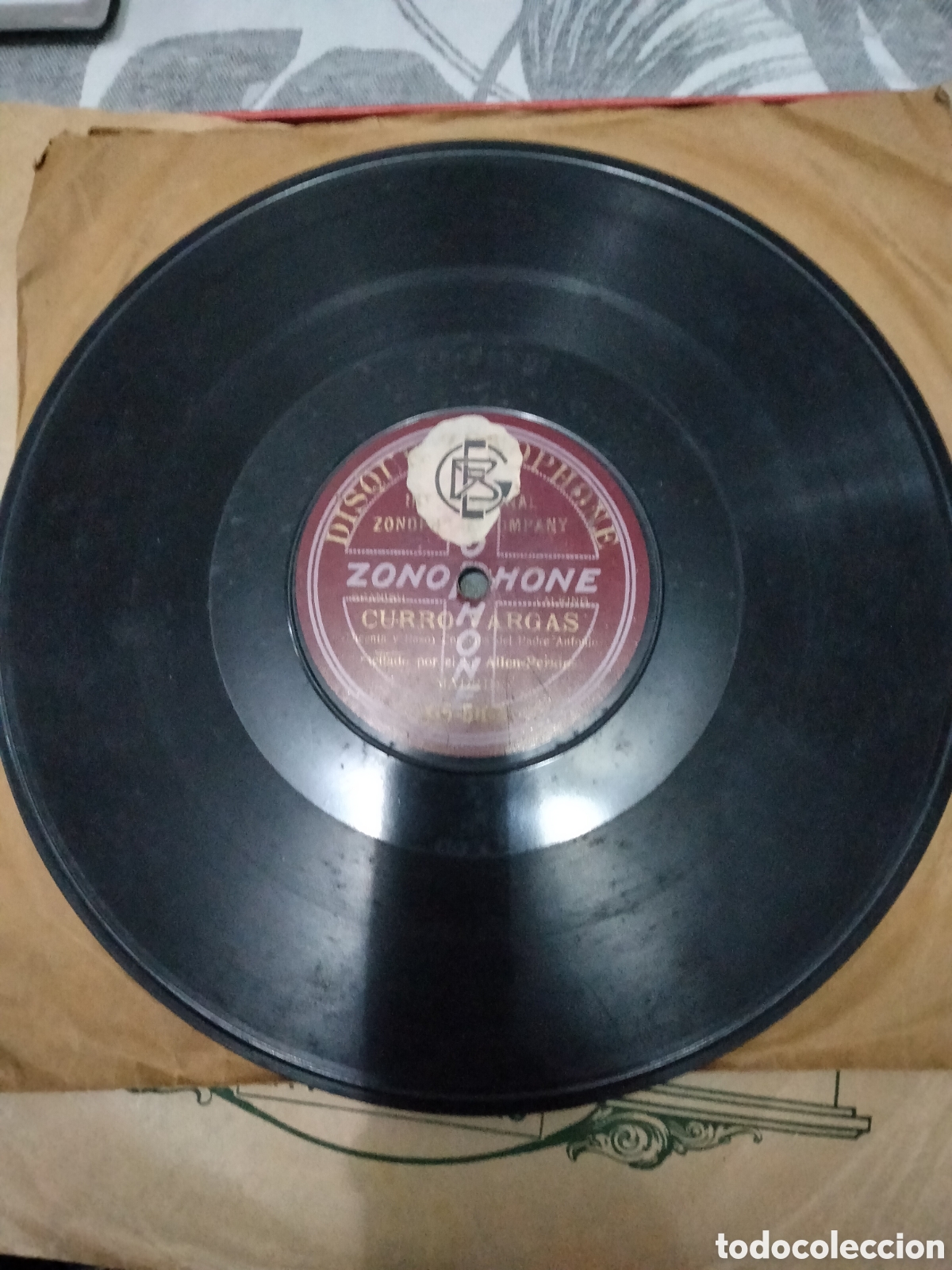 Discos de pizarra: Disco de pizarra Recitado Sr Allen Perkins CURRO VARGAS - Foto 2