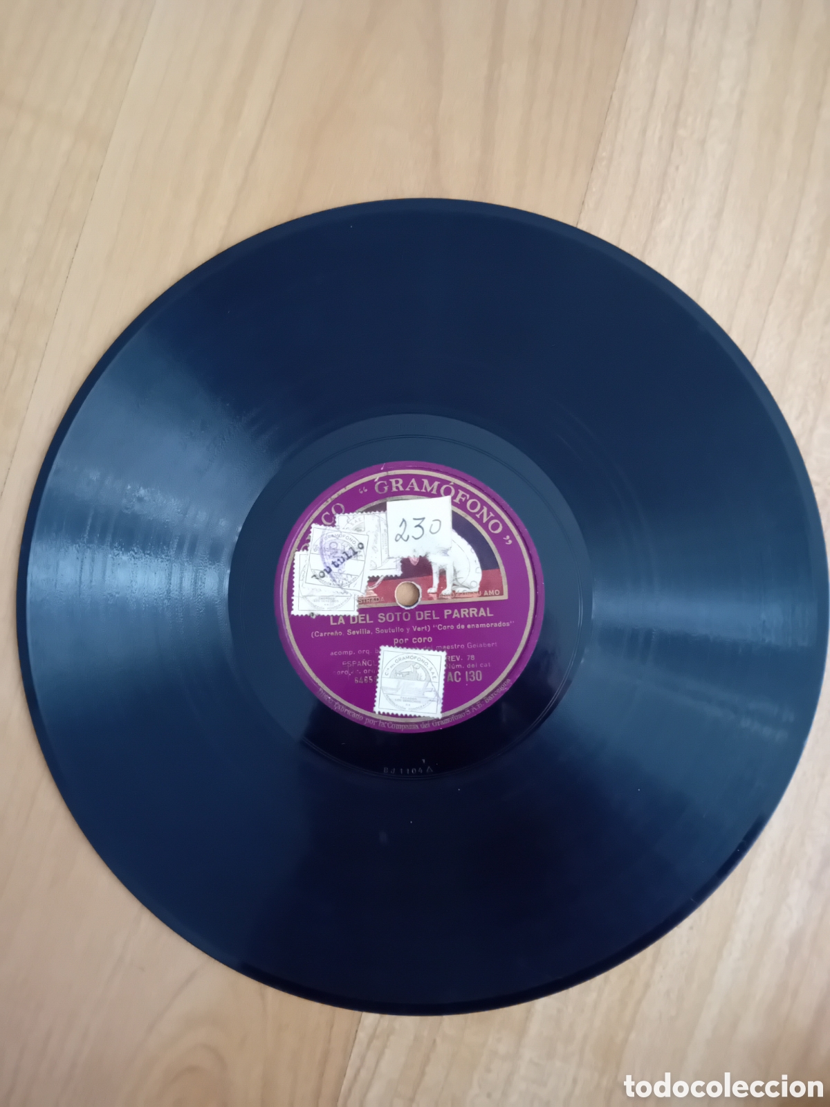 Discos de pizarra: EMILIO SAGI-BARBA. LA DEL SOTO DEL PARRAL - Foto 3