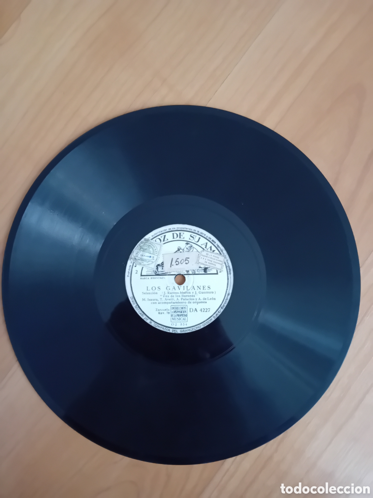 Discos de pizarra: EDUARDO BRITO. LOS GAVILANES. ISAURA, AVELLI,, PALACIOS, DE LEON - Foto 3