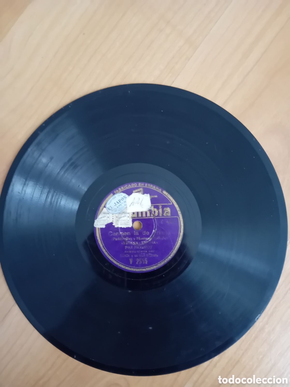 Discos de pizarra: PAZ MONROY. CARMEN LA DE TRIANA - Foto 4
