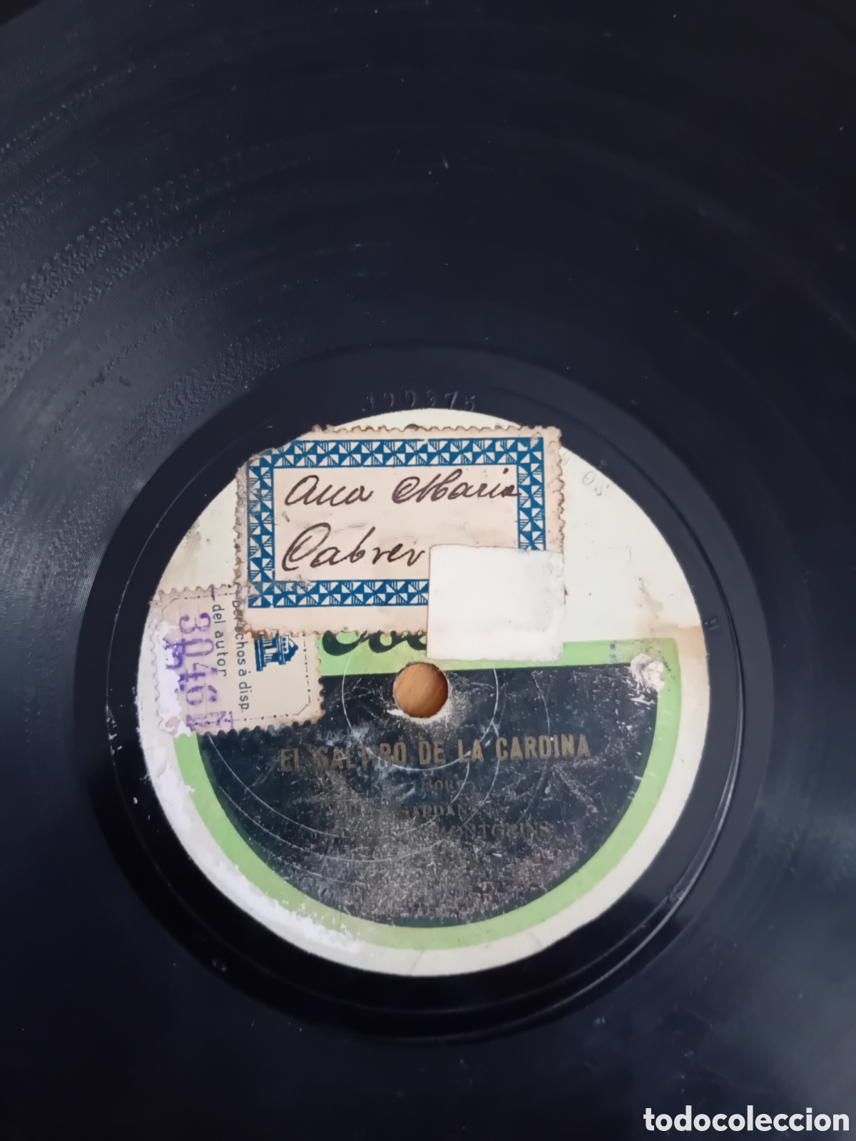 Discos de pizarra: ELS MONTGRINS. AUCELLADA. SALTIRO DE LA CARDINA - Foto 4