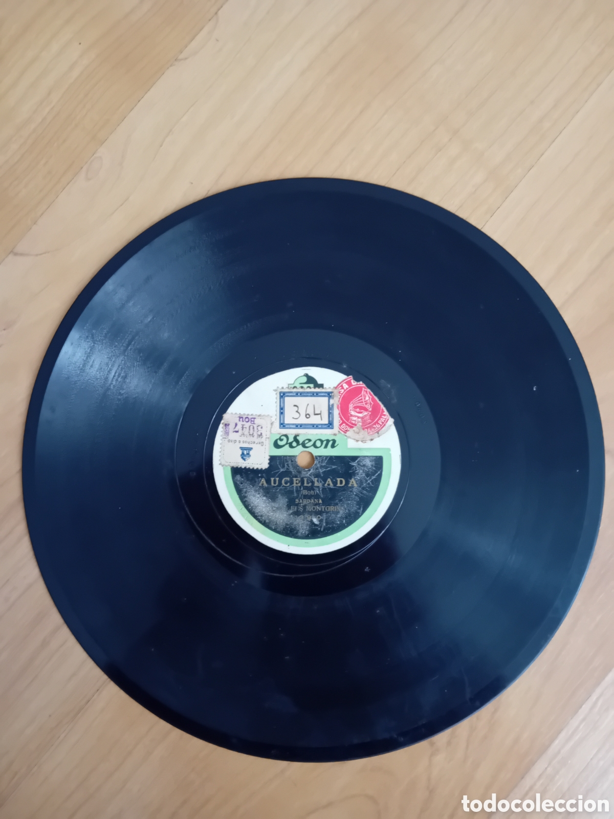 Discos de pizarra: ELS MONTGRINS. AUCELLADA. SALTIRO DE LA CARDINA - Foto 1
