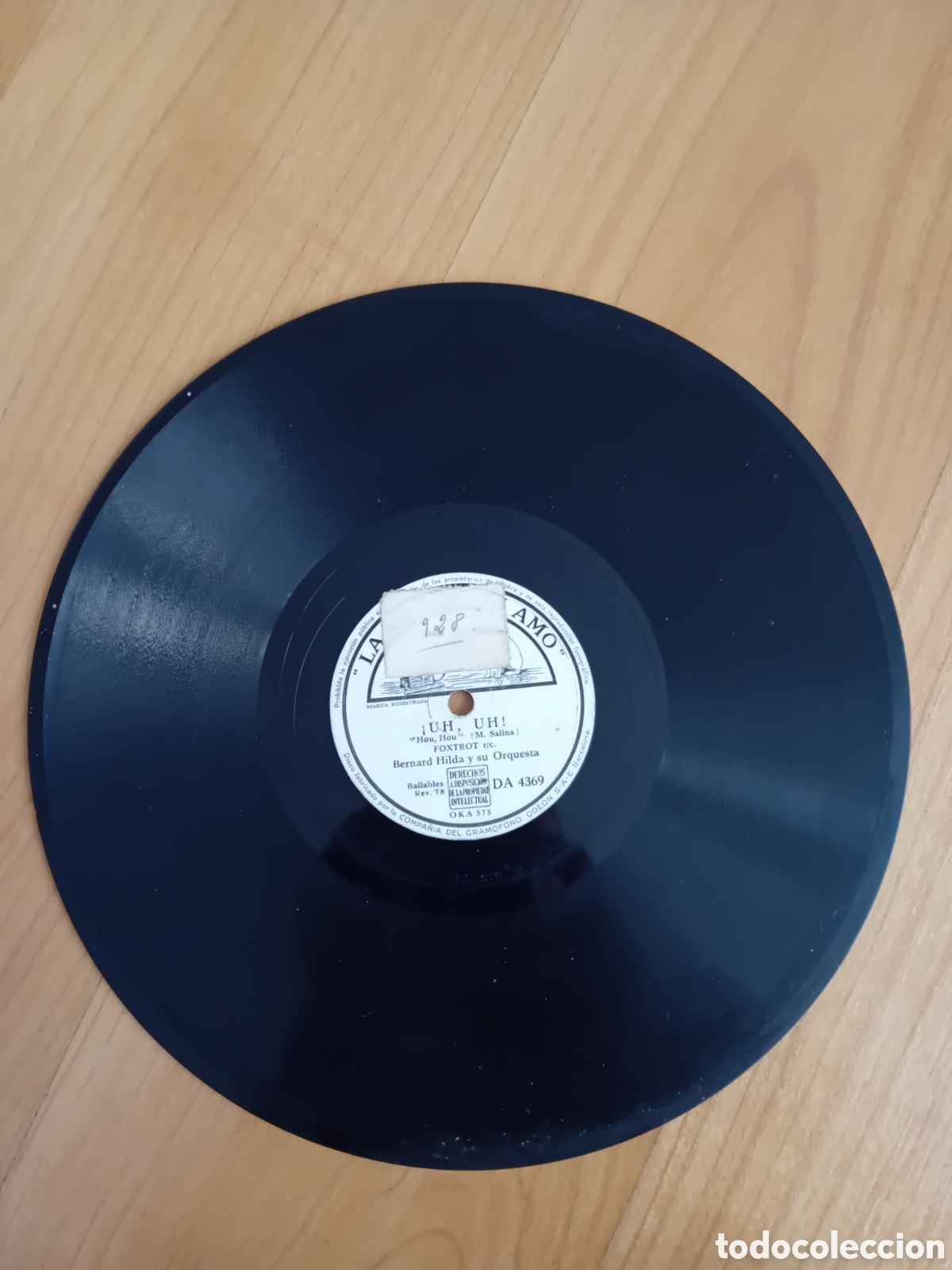 Discos de pizarra: BERNARD HILDA. UH UH. USTED NO DIRA SIEMPRE NO - Foto 3
