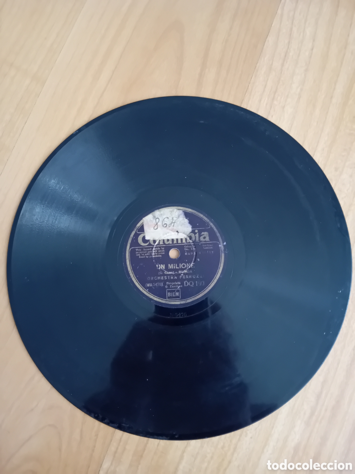 Discos de pizarra: ORCHESTRA FERRUZZI. GUITARRERO. UN MILIONE - Foto 3