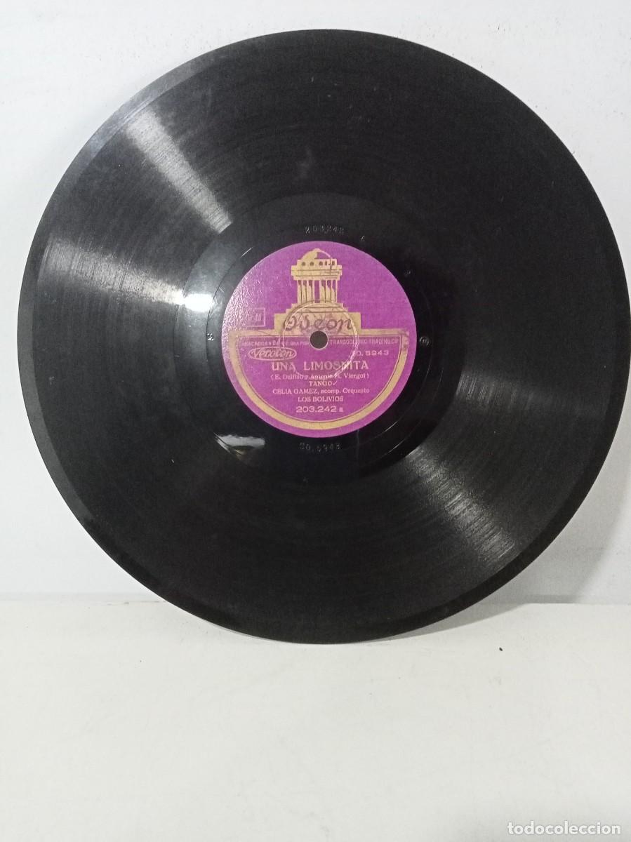 Discos de pizarra: Celia Gamez - Una limosnita / Cu&aacute;ndo aprendas a querer - Foto 1