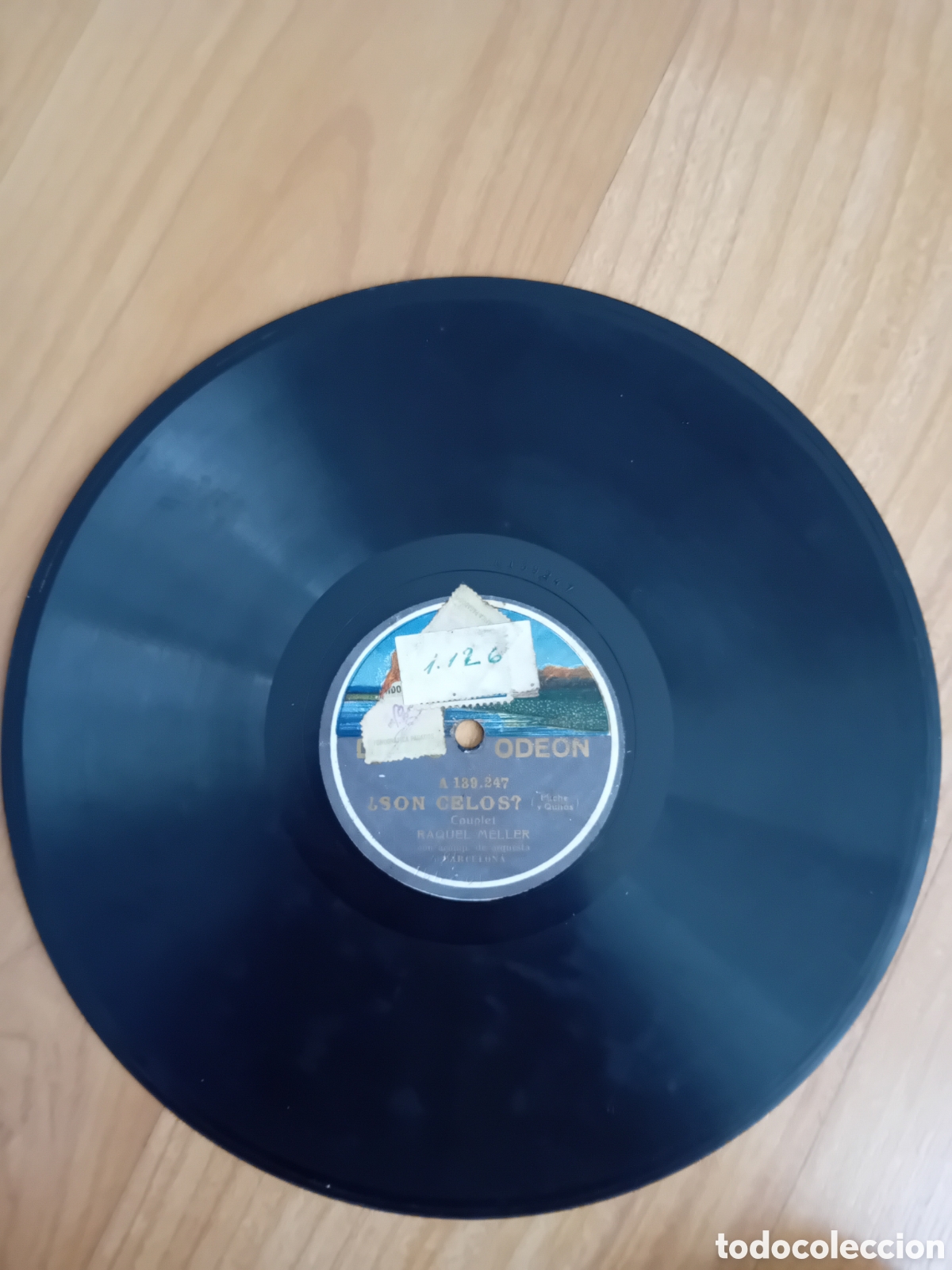 Discos de pizarra: RAQUEL MELLER. SON CELOS. ORACION A SANTA RITA - Foto 3