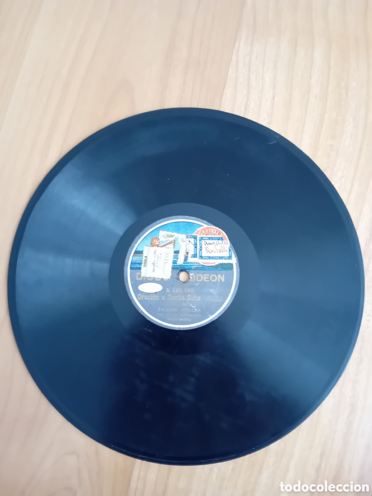 Discos de pizarra: RAQUEL MELLER. SON CELOS. ORACION A SANTA RITA - Foto 1