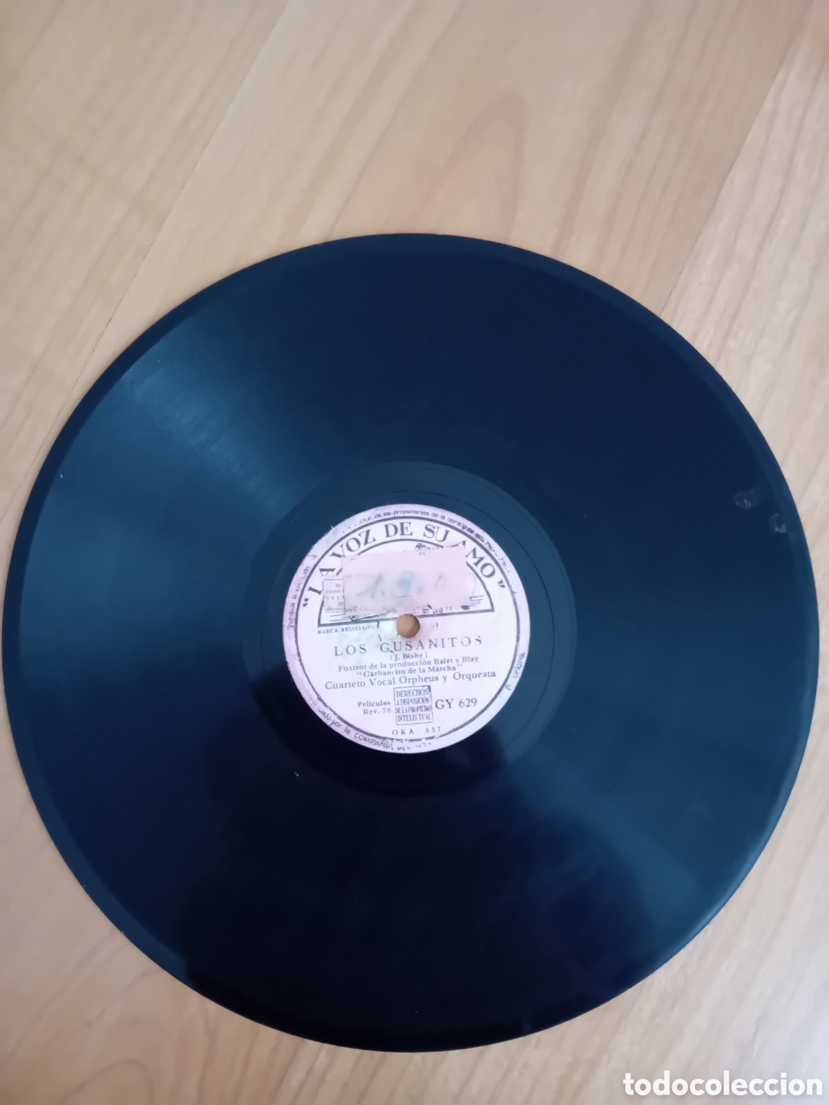 Discos de pizarra: CUARTETO VOCAL ORPHEUS. LOS GUSANITOS. POCA DEL PIM PAM PUM - Foto 3