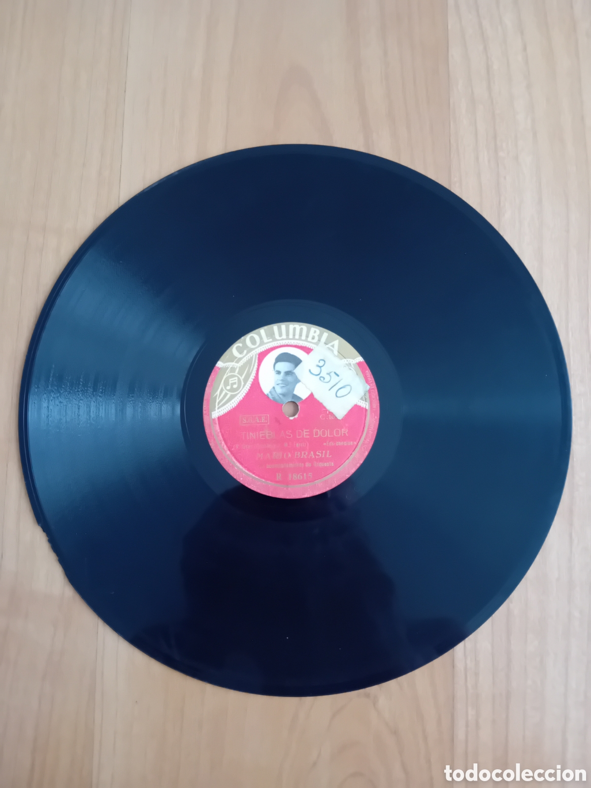 Discos de pizarra: MARIO BRASIL. TINIEBLAS DE DOLOR. QUE BRASIL - Foto 4