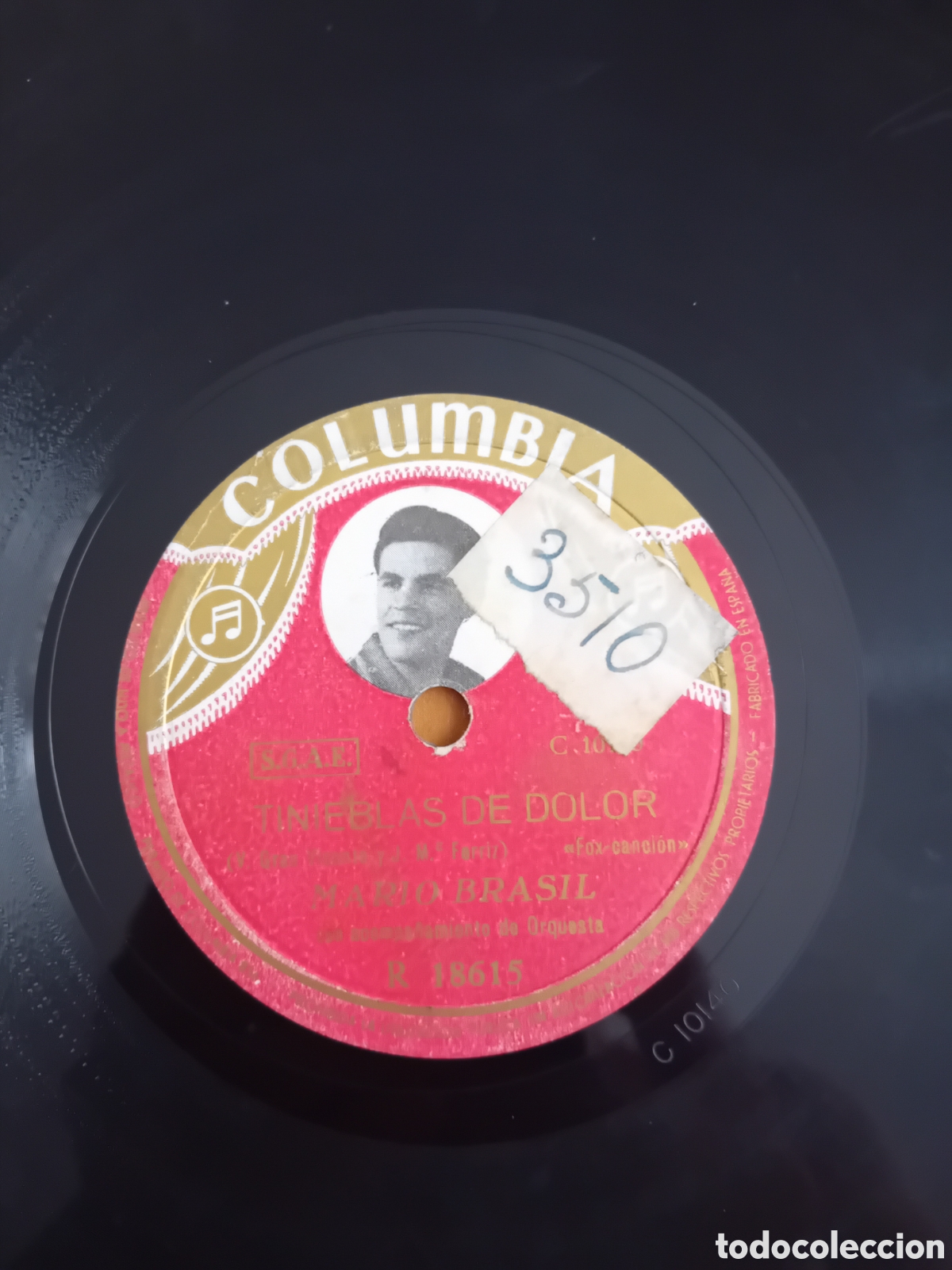 Discos de pizarra: MARIO BRASIL. TINIEBLAS DE DOLOR. QUE BRASIL - Foto 5