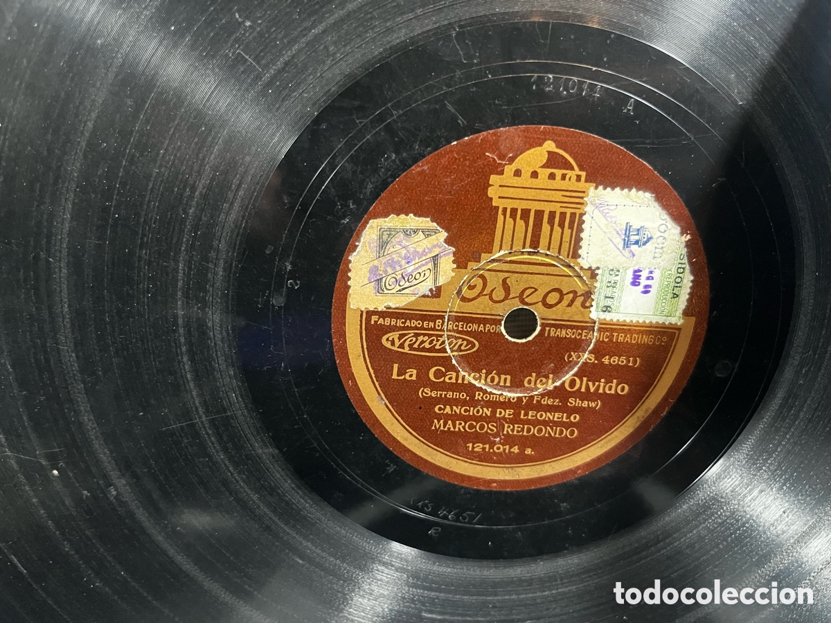 Discos de pizarra: Lote 20 discos de pizarra para gram&oacute;fono - Foto 6