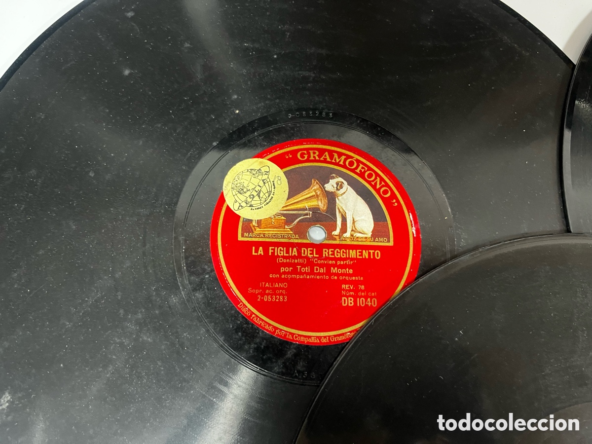 Discos de pizarra: Lote 20 discos de pizarra para gram&oacute;fono - Foto 11