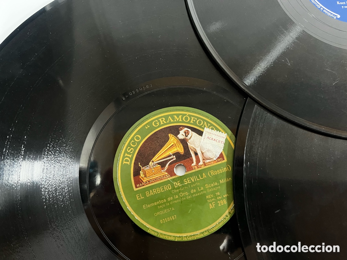 Discos de pizarra: Lote 20 discos de pizarra para gram&oacute;fono - Foto 17