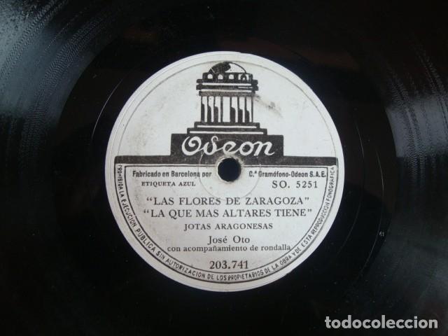 Discos de pizarra: JOTAS ARAGONESAS DE JOSE OTO - Foto 2