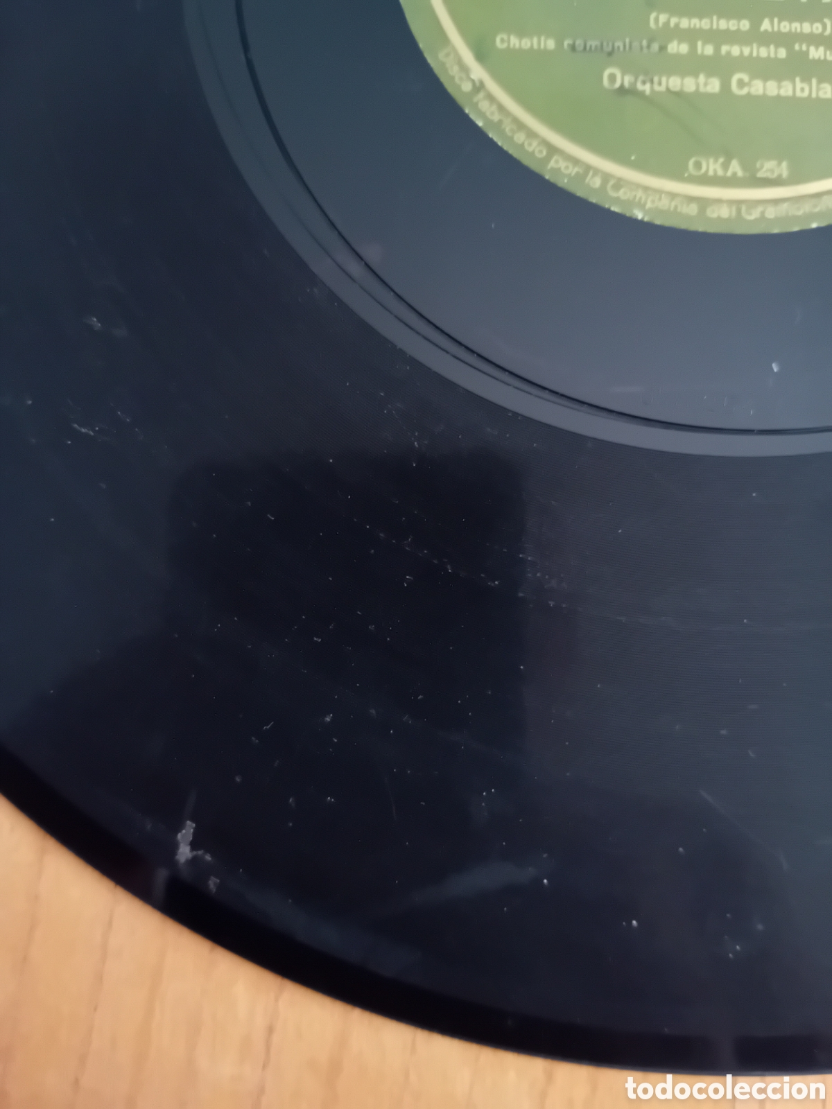 Discos de pizarra: ORQUESTA CASABLANCA. PERLAS DE CEYLAN. LA CALIXTA - Foto 3