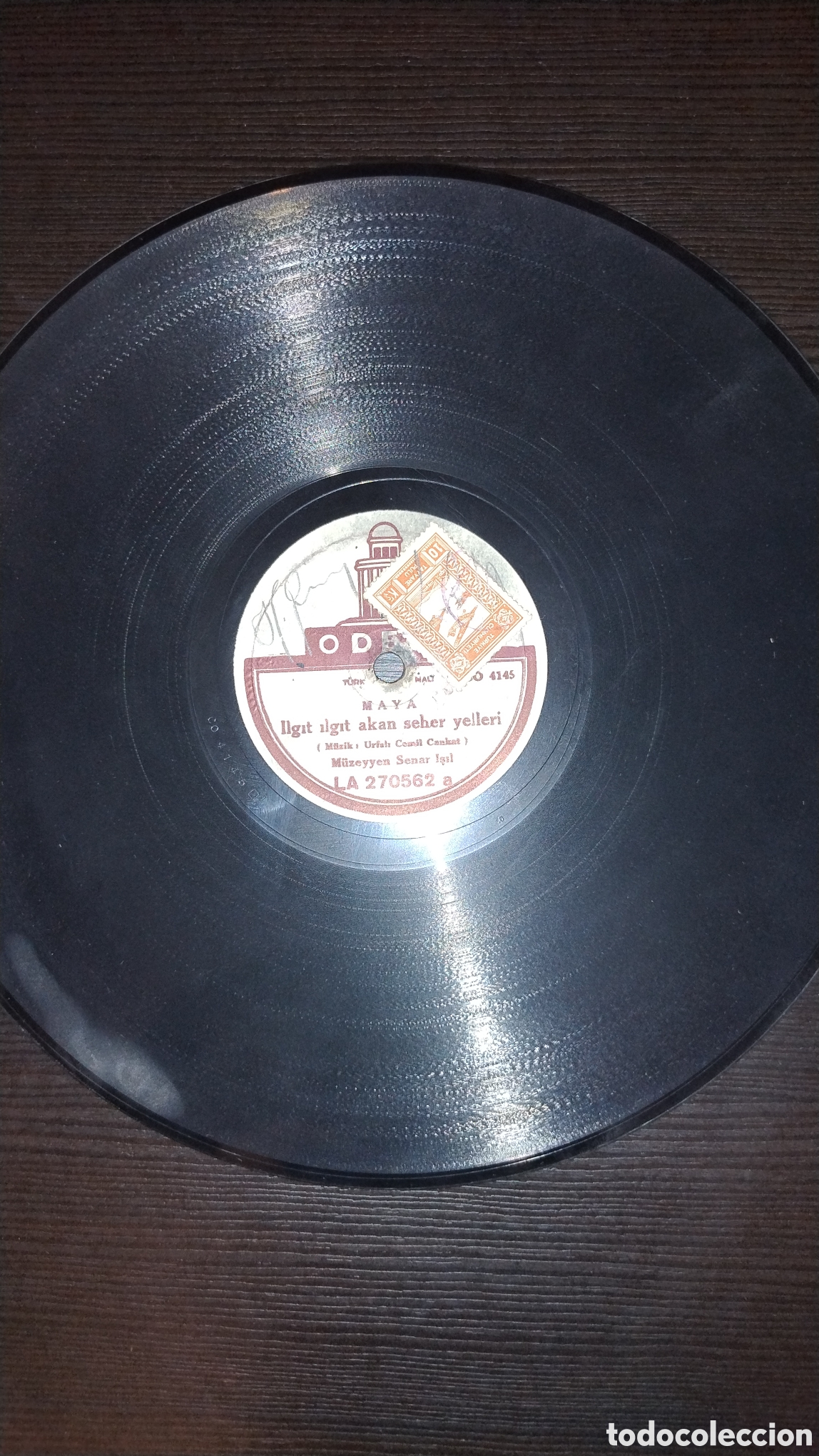 Discos de pizarra: Disco shellac Ode&oacute;n keklik - Foto 1