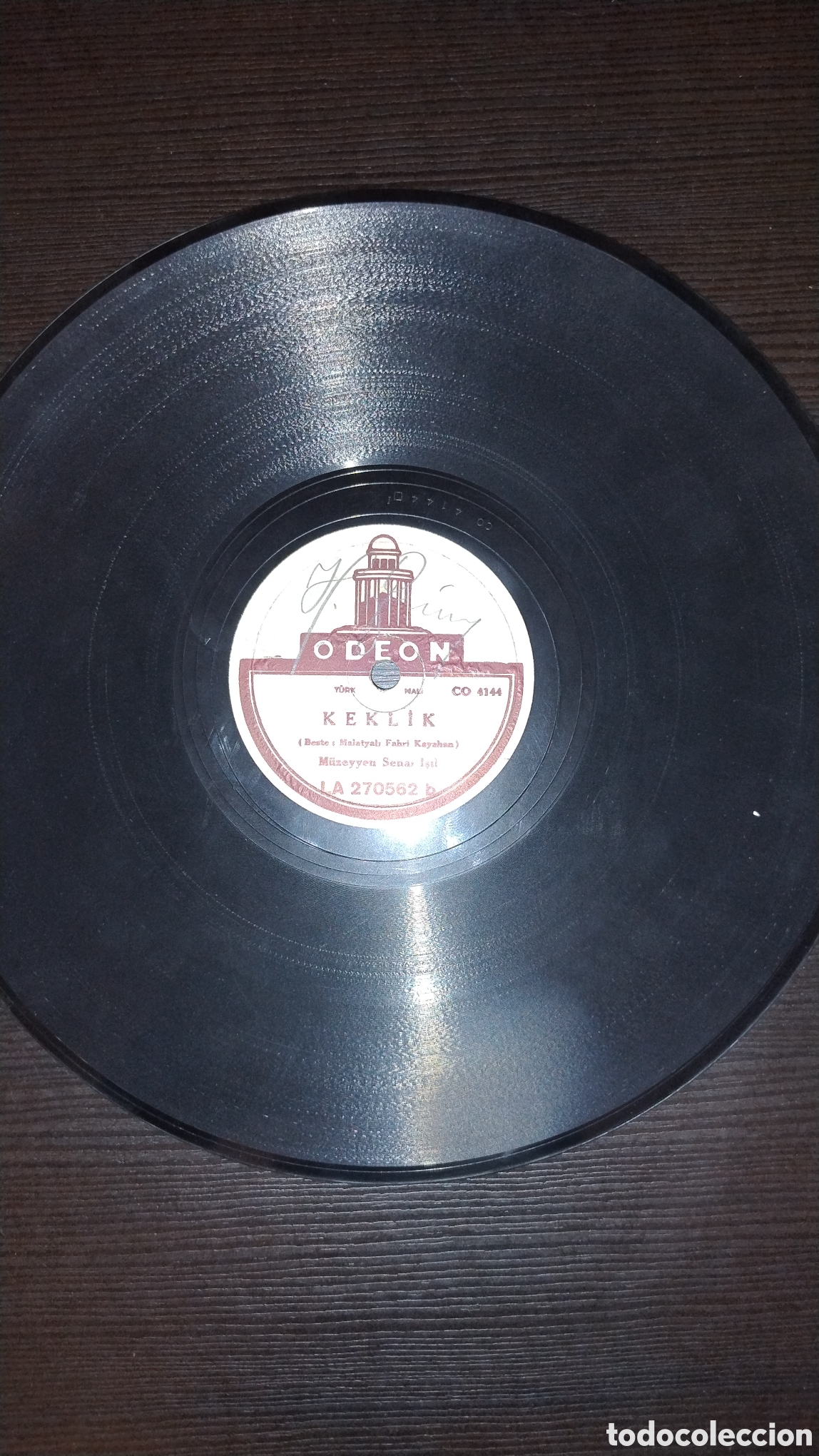 Discos de pizarra: Disco shellac Ode&oacute;n keklik - Foto 2