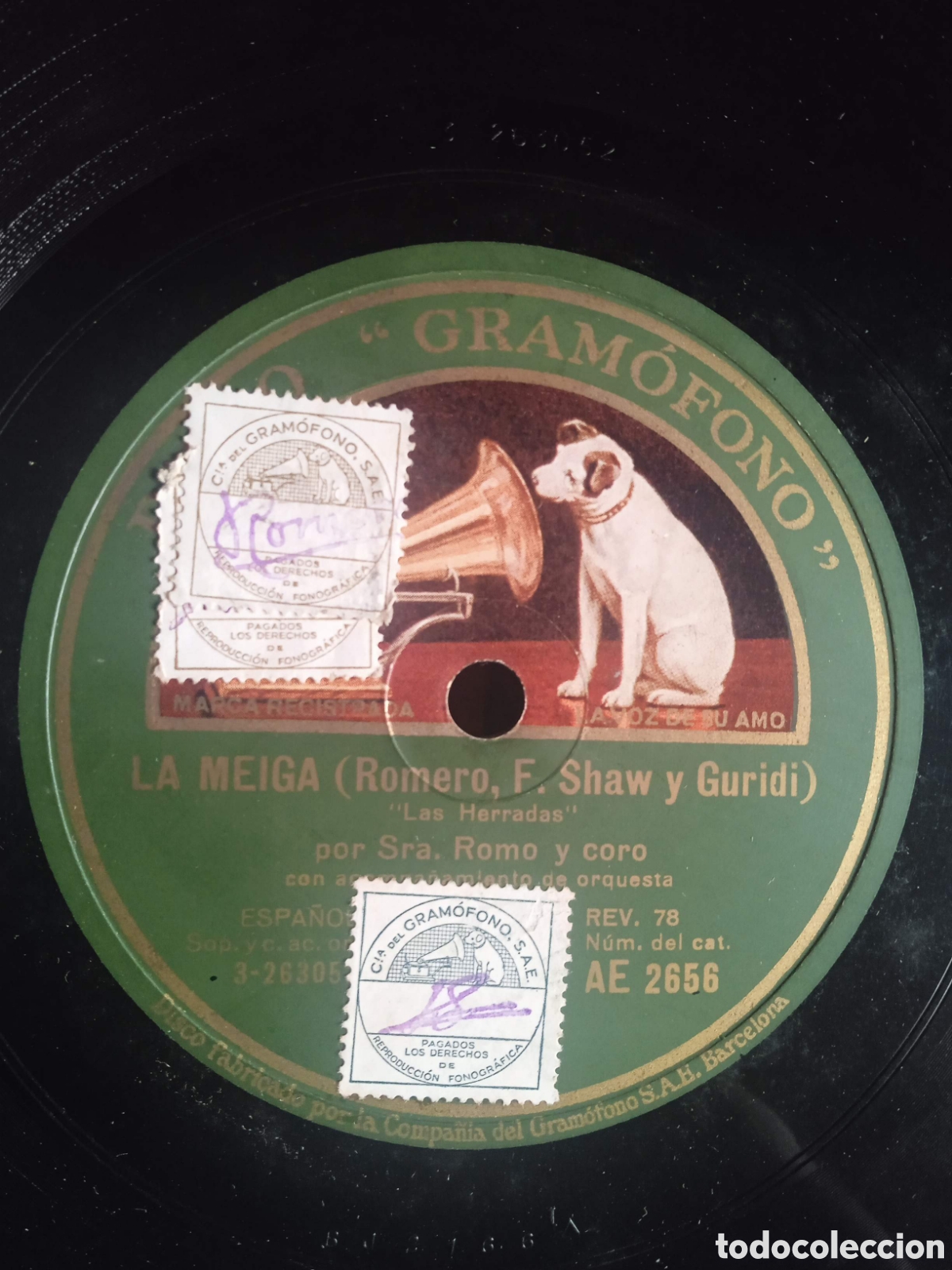 Discos de pizarra: Lote de 14 discos de gram&oacute;fono. - Foto 5