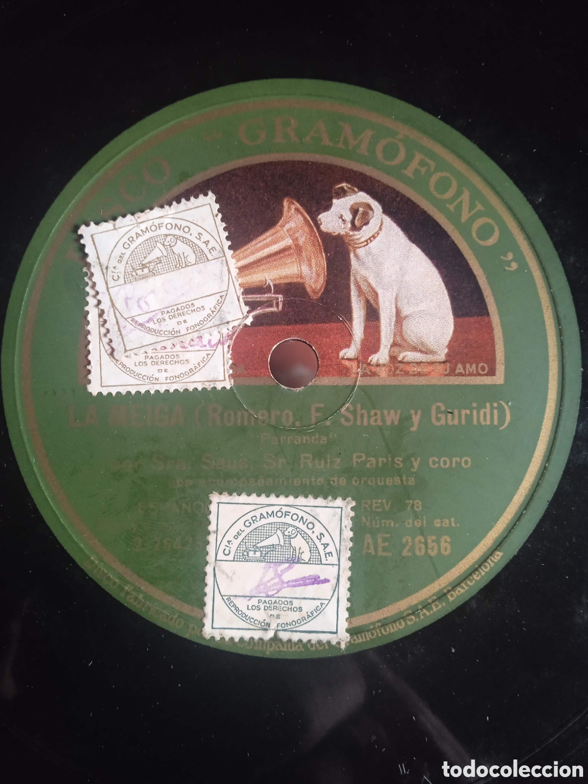 Discos de pizarra: Lote de 14 discos de gram&oacute;fono. - Foto 6
