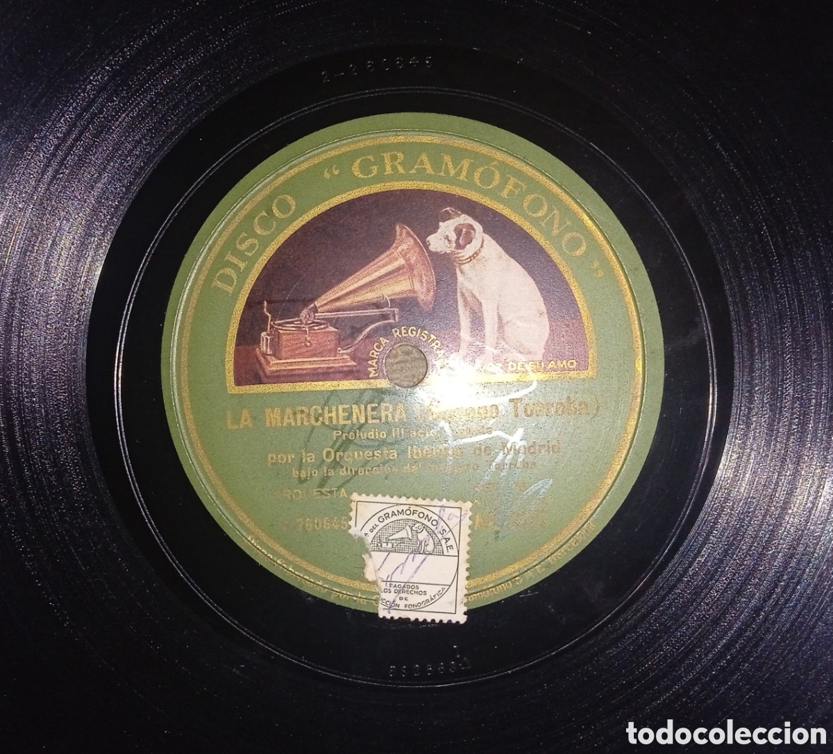 Discos de pizarra: Lote de 14 discos de gram&oacute;fono. - Foto 9