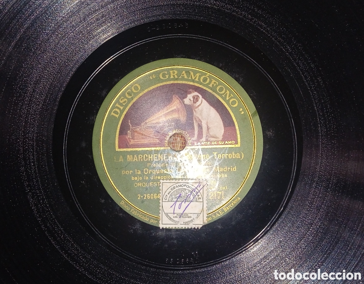 Discos de pizarra: Lote de 14 discos de gram&oacute;fono. - Foto 10