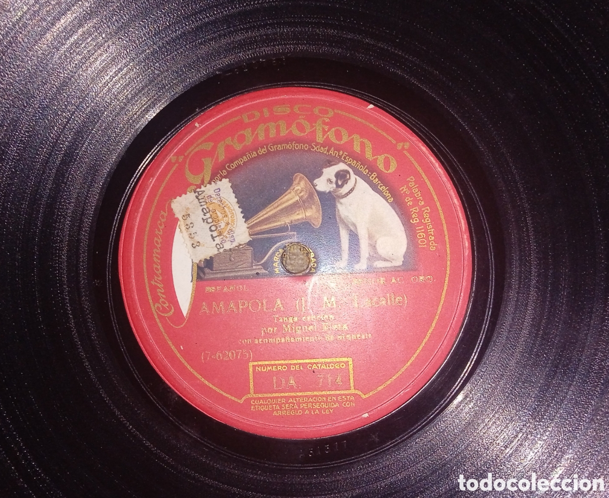 Discos de pizarra: Lote de 14 discos de gram&oacute;fono. - Foto 13