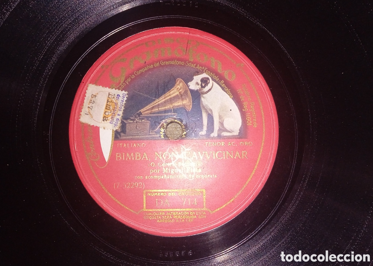 Discos de pizarra: Lote de 14 discos de gram&oacute;fono. - Foto 14